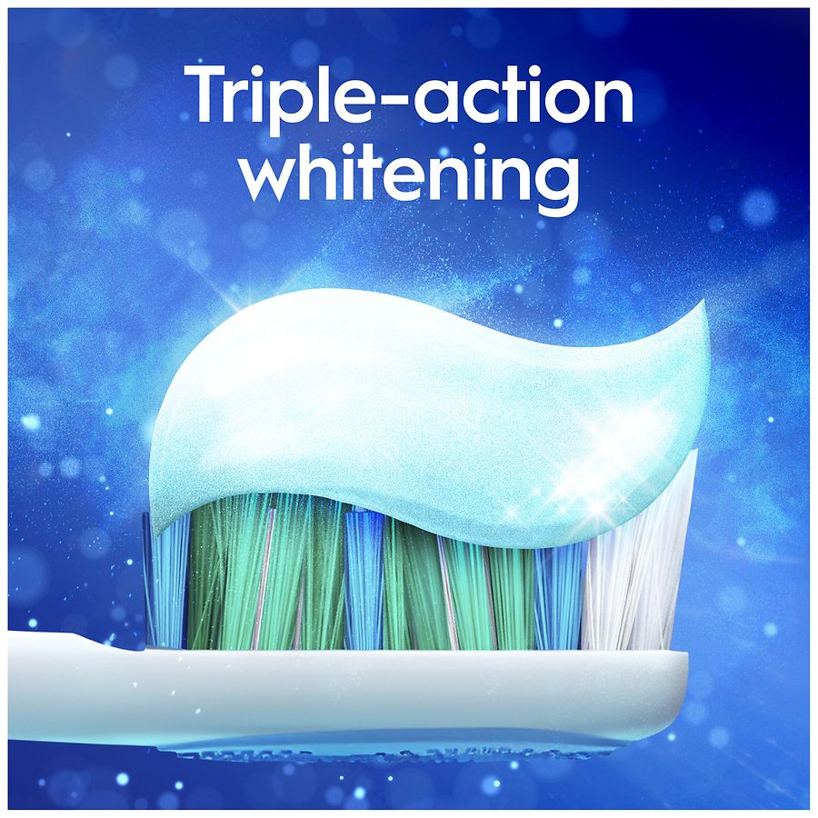 Crest 3D White Deep Clean with Stain-Blasting Foam Teeth Whitening