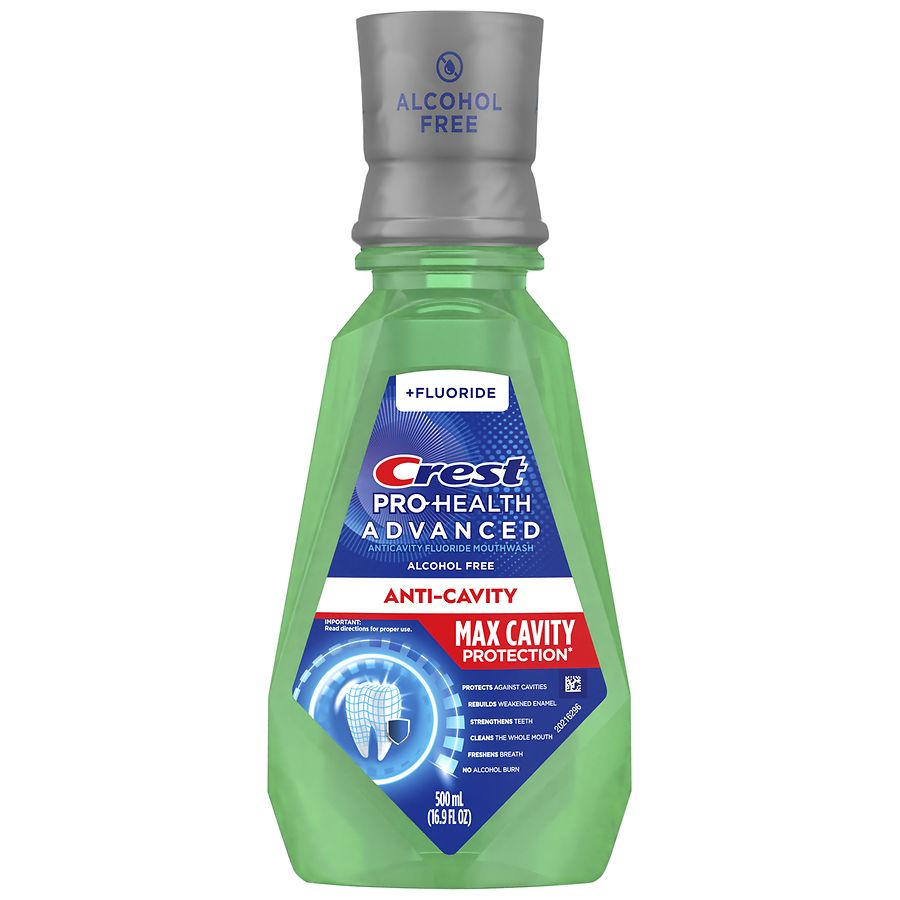 Crest ProHealth Advanced Max Cavity Protection Mouthwash Alcohol Free