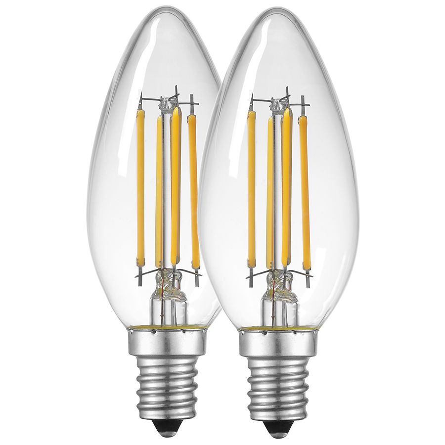 GLOBE 60W LED Filament Light Bulbs Soft White Walgreens