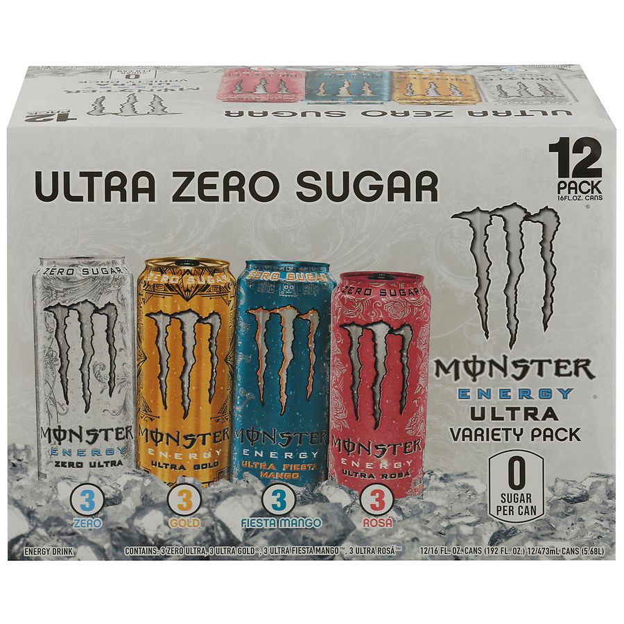 Monster Ultra Zero Sugar Energy Drink Variety Pack | Walgreens