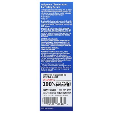 Walgreens Discoloration Correcting Serum