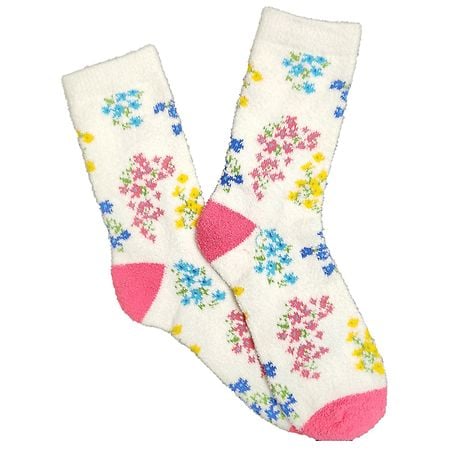 Modern Expressions Cozy Floral Printed Socks