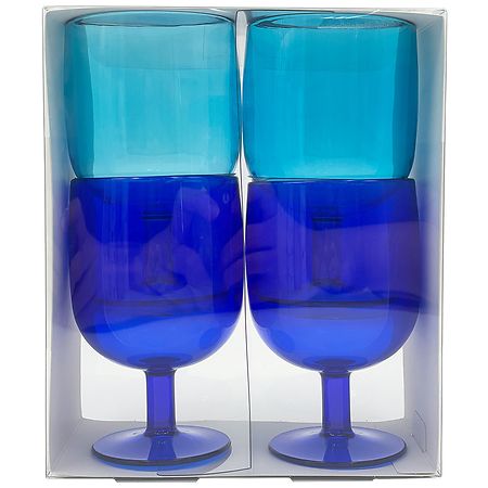 Modern Expressions Plastic Wine Glasses