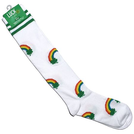 St. Patrick's Day Rainbow Socks