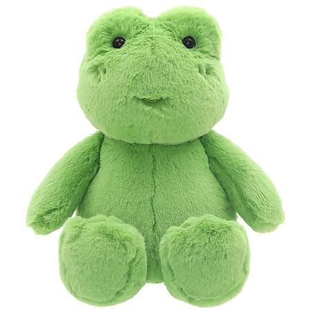 Hug Me Sitting Frog Plush Green