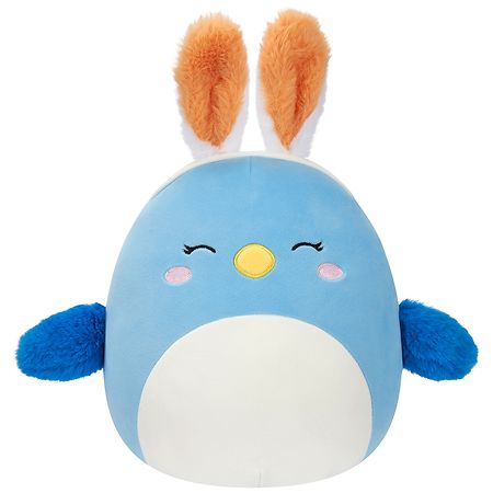 Squishmallows Bebe - Blue Bird With Bunny Ears Squish 14 Inch Blue
