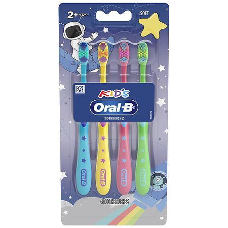 Oral-B Kids Soft Bristle Toothbrushes Space Designs