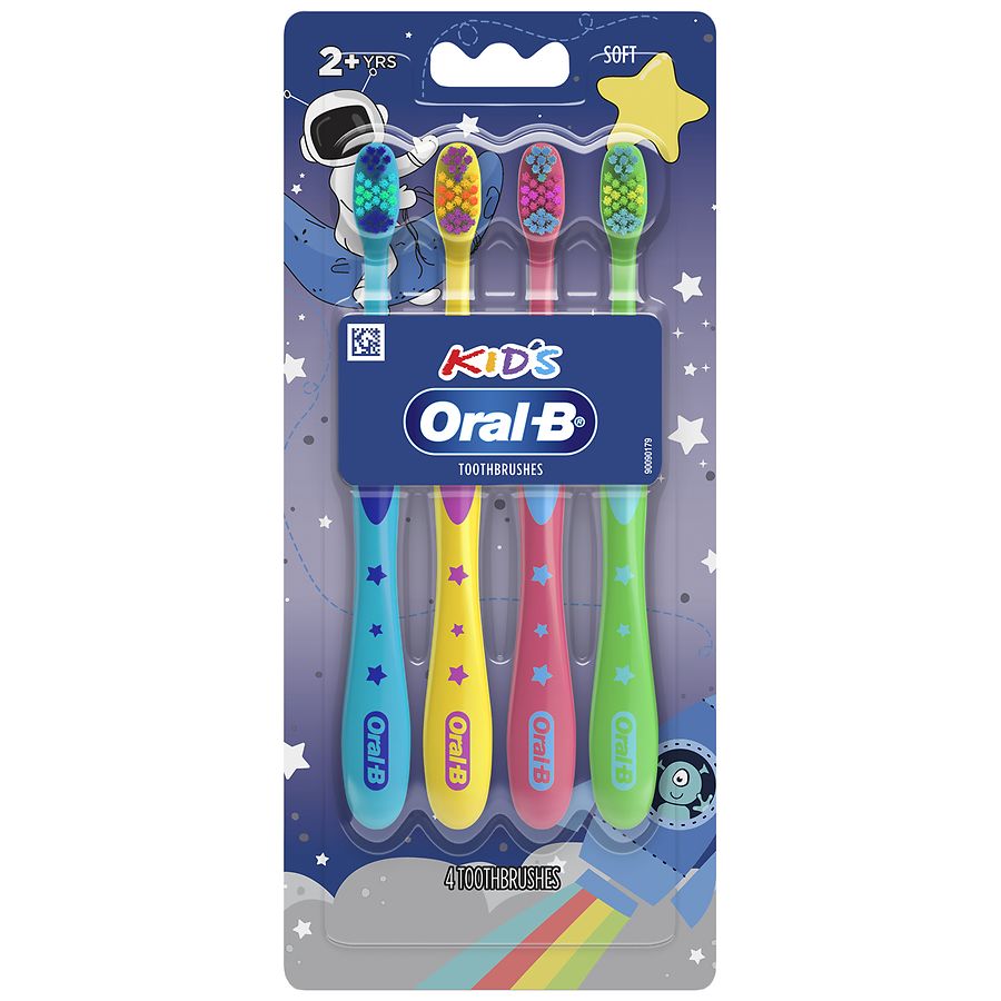 OralB Kids Soft Bristle Toothbrushes Space Designs Walgreens