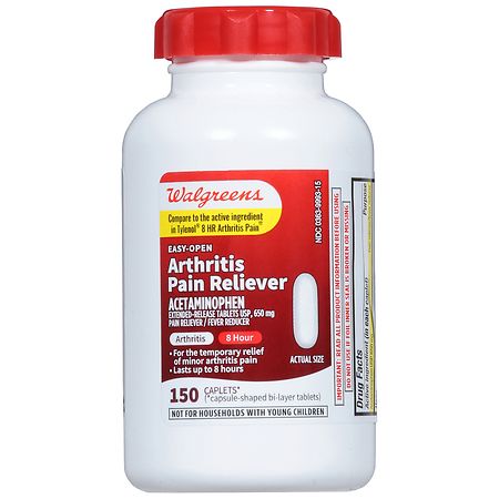 Walgreens Arthritis Pain Reliever Acetaminophen 650mg Caplet