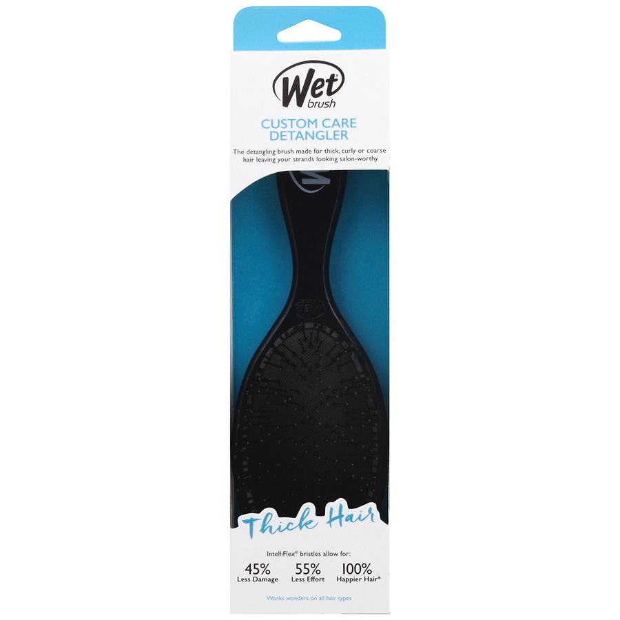 Wet Brush Custom Care Thick Hair, Detangler Black Walgreens