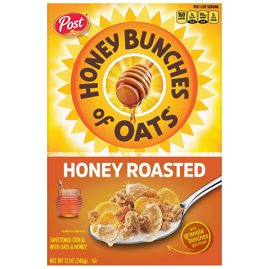 Honey Bunches of Oats Cereal Honey Roasted