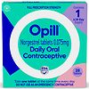 Opill Daily Oral Contraceptive, Full Prescription Strength, No Prescription Needed