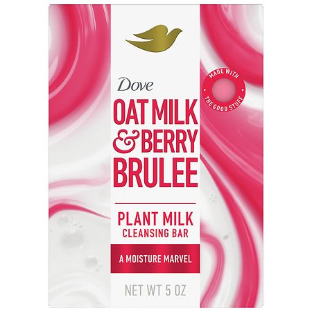 Dove Plant Milk Cleansing Bar Soap, Moisture Marvel