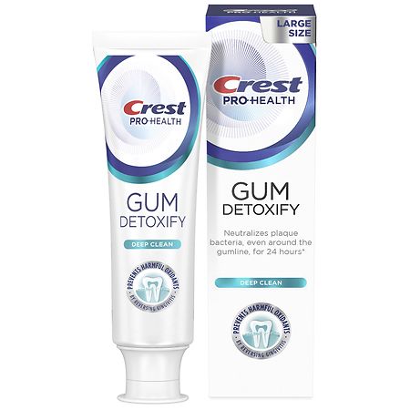 3 pack Crest Pro-Health Gum Detoxify Deep Clean Toothpaste  4.8 oz