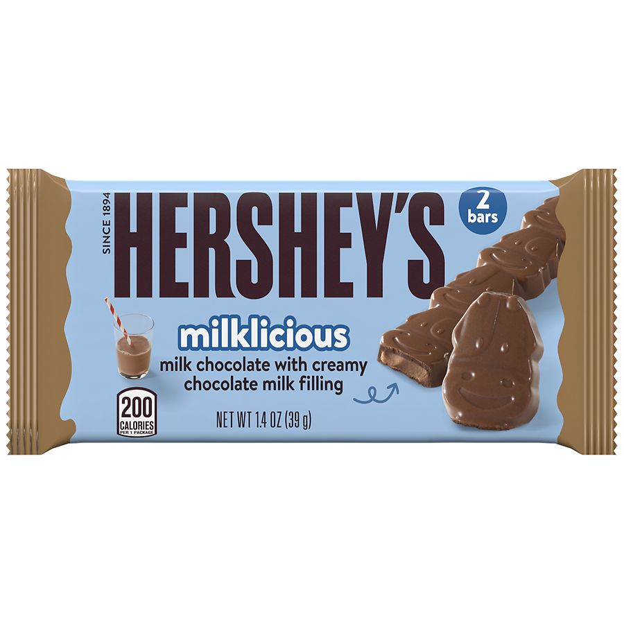 HERSHEY'S Milklicious Candy, Bar Milk Chocolate | Walgreens