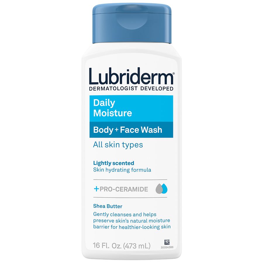 Lubriderm Body + Face Wash Light Fragrance