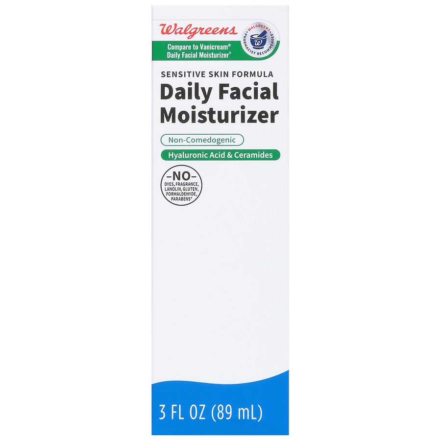 Walgreens Sensitive Skin Formula Daily Facial Moisturizer Walgreens