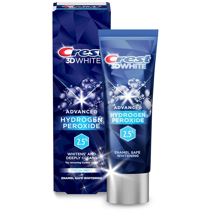 Crest 3D White Advanced Teeth Whitening Toothpaste Fresh Mint Walgreens