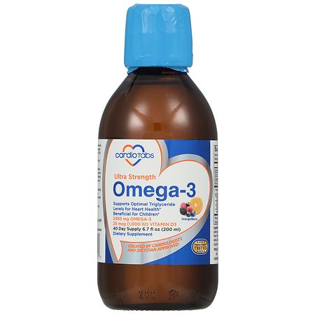 Cardiotabs Liquid Omega-3 Orange Berry