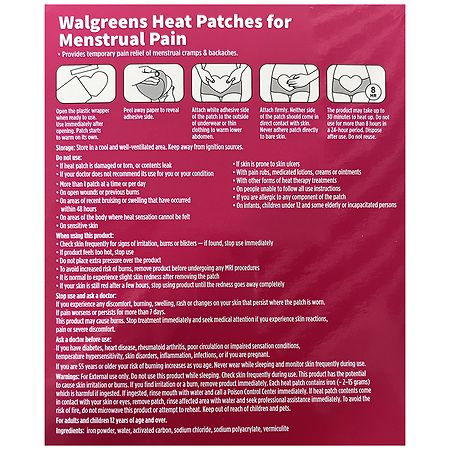 Walgreens Heat Therapy Menstrual Patch