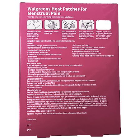 Walgreens Heat Therapy Menstrual Patch