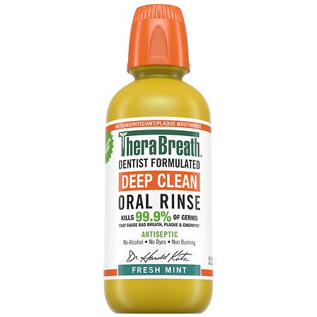 TheraBreath Antiseptic Oral Rinse Fresh Mint