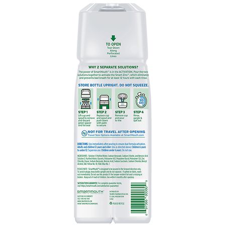 SmartMouth 24 Hour Bad Breath Prevention Fresh Mint