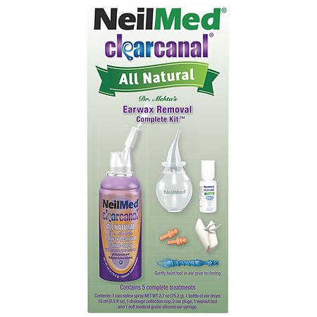 NeilMed ClearCanal Natural Ear Wax Removal Kit