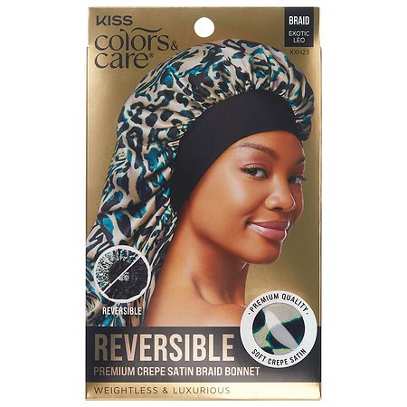 Kiss Braid Bonnet Cap Hair Accessories Exotic Leopard
