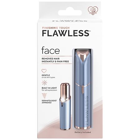 Finishing Touch Flawless Facial Hair Remover Blue