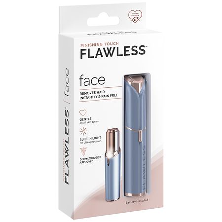 Finishing Touch Flawless Facial Hair Remover Blue