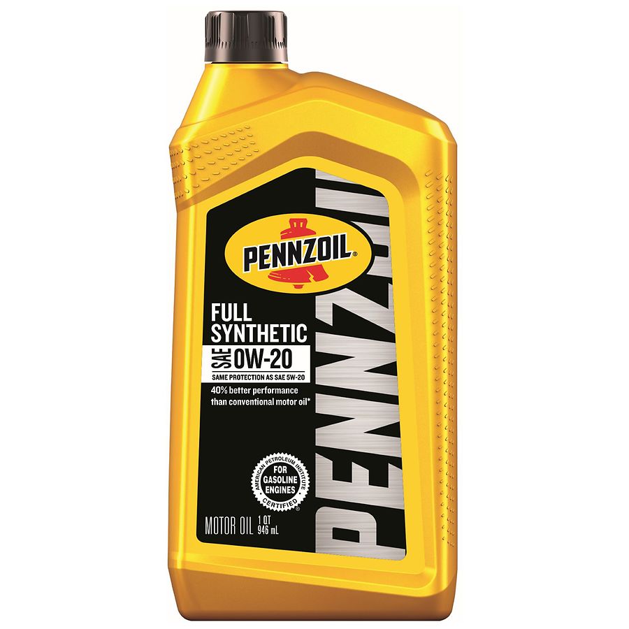 Pennzoil Full Synthetic 0W20 Motor Oil | Walgreens