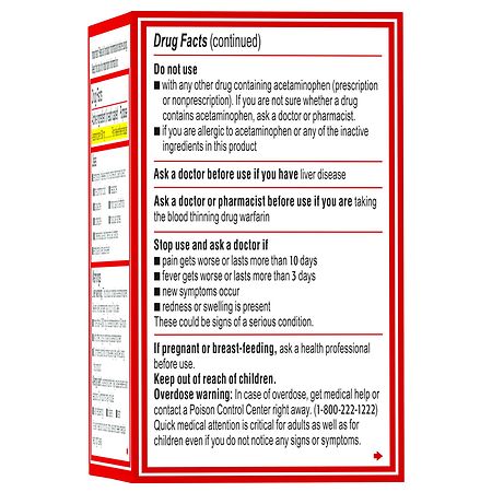 TYLENOL Extra Strength Caplets With 500 mg Acetaminophen
