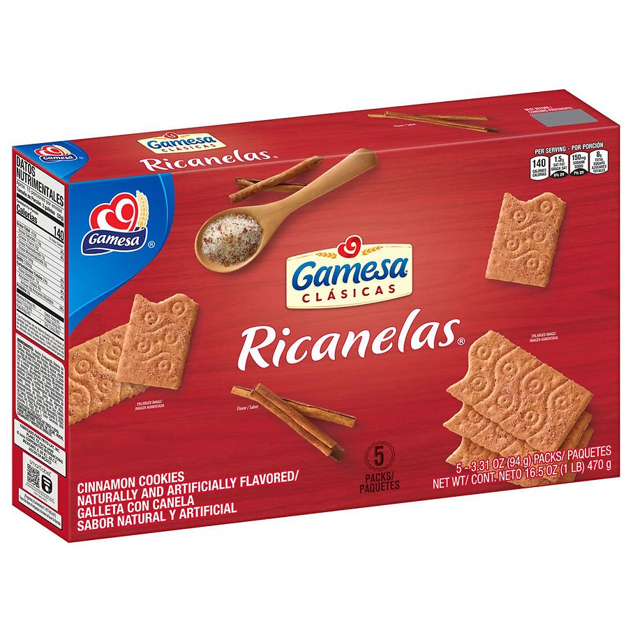 Gamesa Ricanelas Cookies Cinnamon | Walgreens
