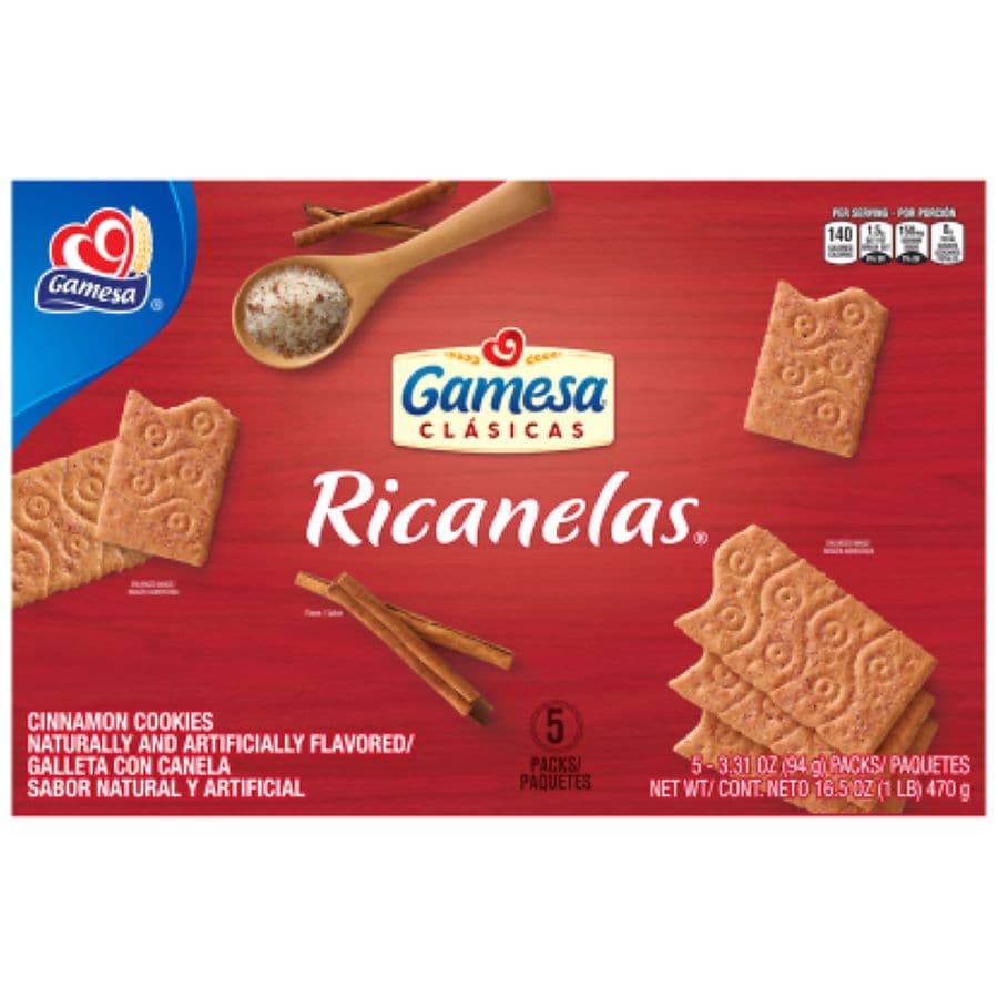 Gamesa Ricanelas Cookies Cinnamon