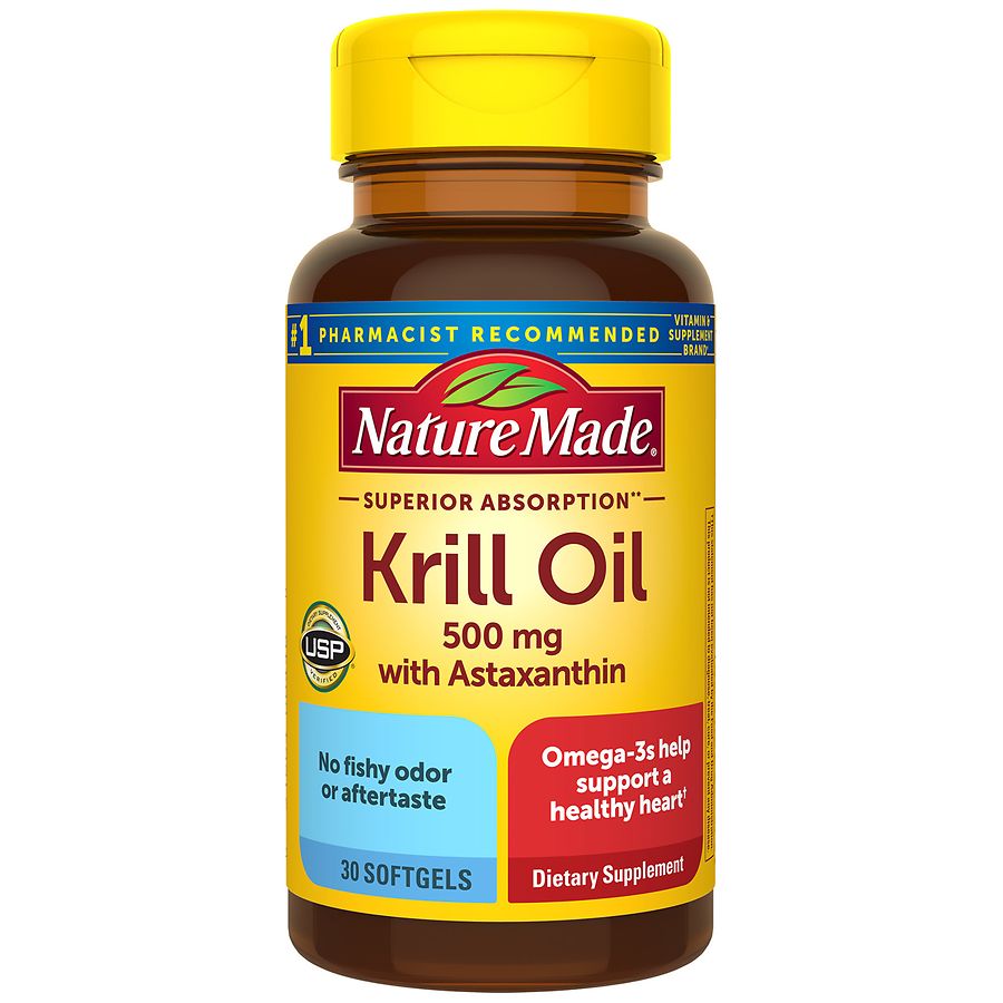 Nature Made Superior Absorption Krill Oil 500 mg with Omega 3