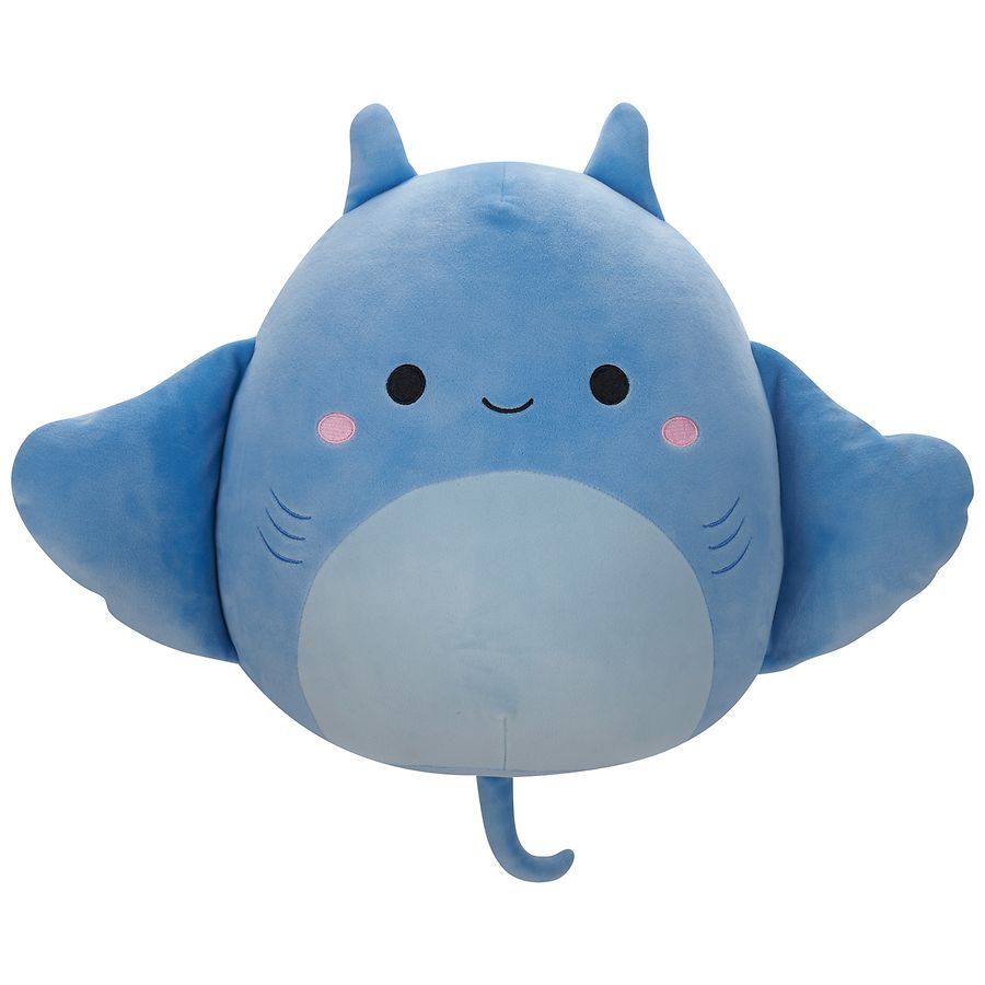 Squishmallows Lux Manta Ray 5 Inch Blue Walgreens