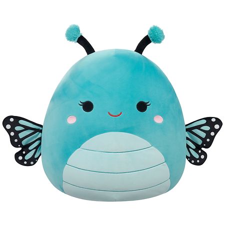 Squishmallows Hydrangea - Monarch Butterfly 16 Inch Teal