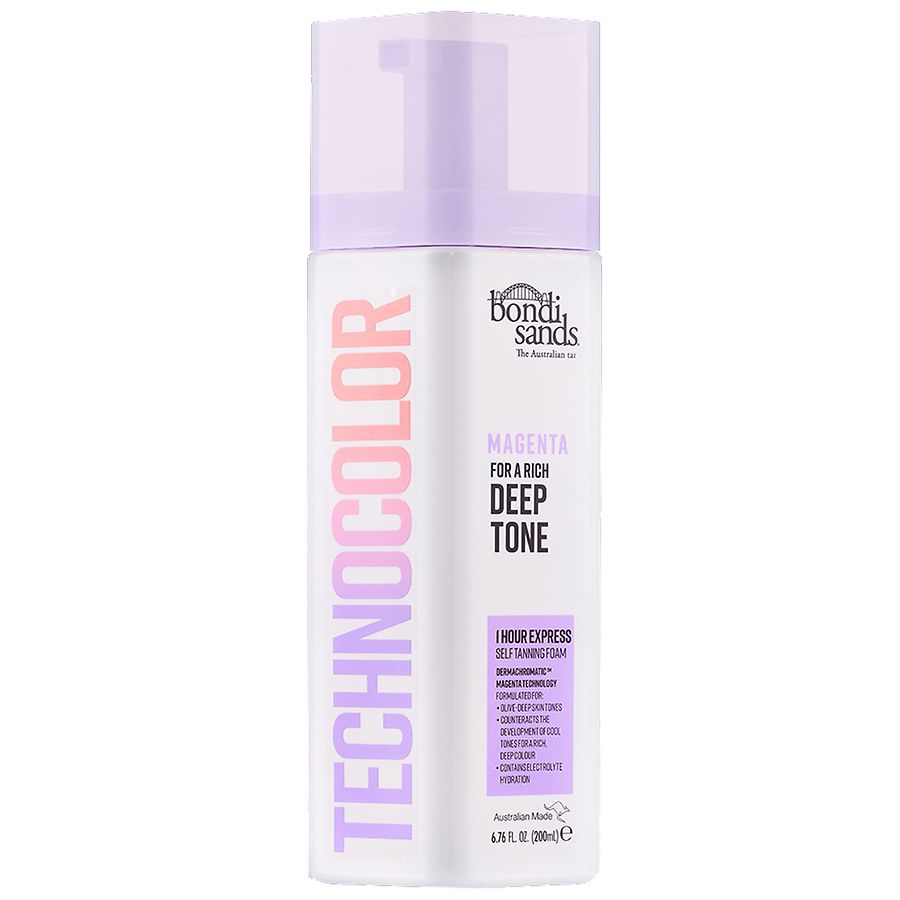 Bondi Sands Technocolor 1 Hour Express Self Tanning Foam Unscented Magenta