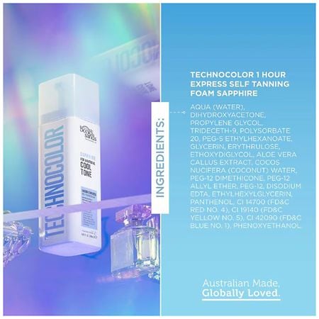 Bondi Sands Technocolor 1 Hour Express Self Tanning Foam Sapphire
