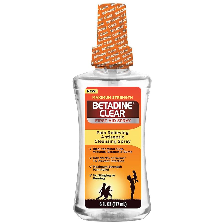 Betadine Clear First Aid Spray | Walgreens