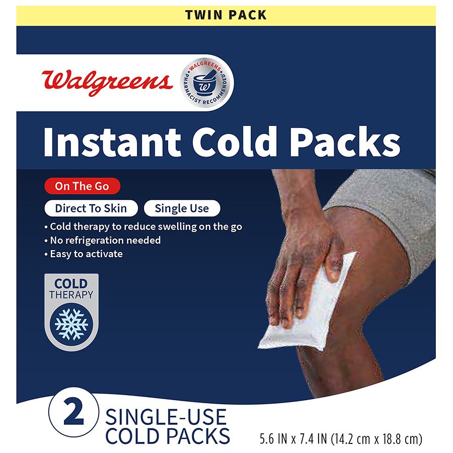 Walgreens Instant Cold Packs 5.6 in x 7.4 in Walgreens