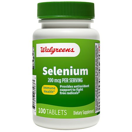 Walgreens Selenium 200mcg Tablets