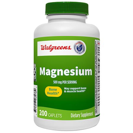 Walgreens Magnesium 500mg Caplets