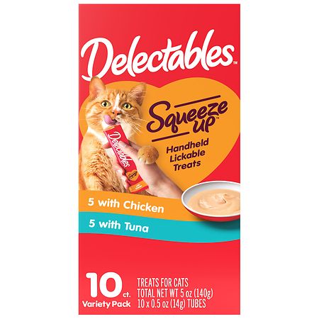 Hartz Delectables Squeeze Ups Variety Pack