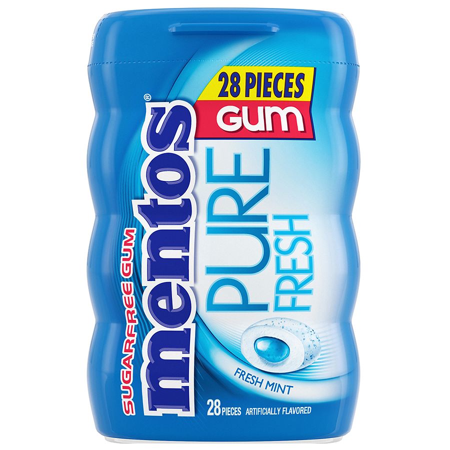 Mentos Gum Sugar-Free Gum Fresh Mint | Walgreens