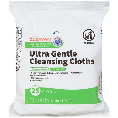 Walgreens Cleansing Cloths, Ultra Gentle