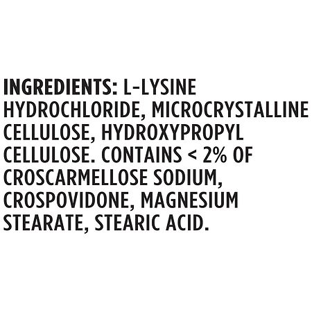 Walgreens L-Lysine 1000mg