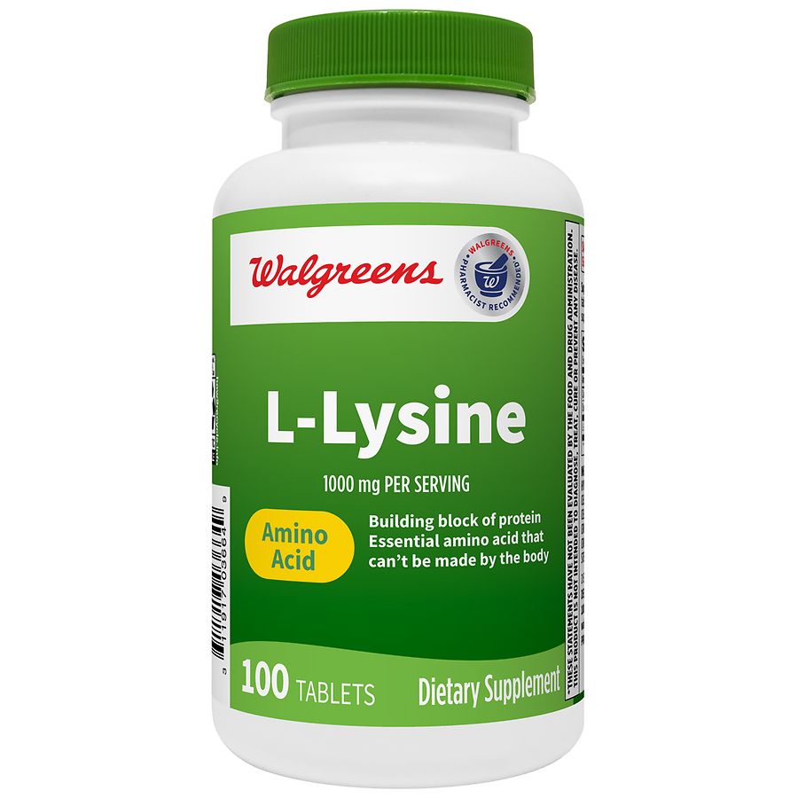 Walgreens LLysine 1000mg Walgreens