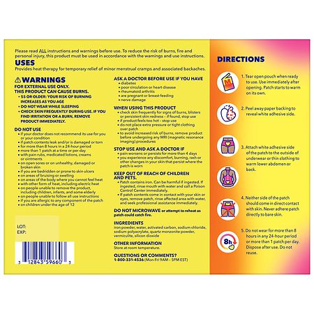 Midol Menstrual Patches